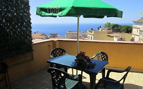 Taormina Castle And Sea View1